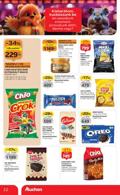 Auchan Akciós újság - amely érvényes a következő dátumtól: 30.10.2025 | Oldal: 22