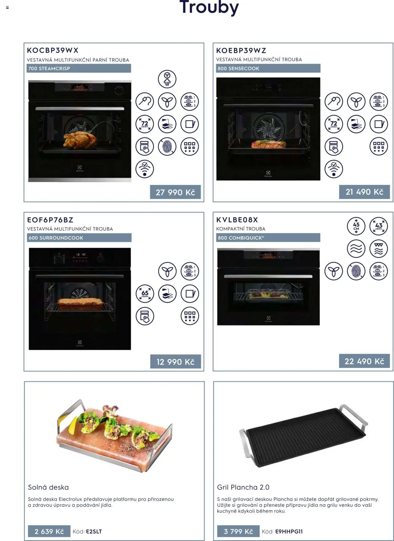 Möbelix leták - Electrolux od 01.04.2025 | Strana: 5 | Produkty: Grilování, Trouba, Gril, Kuchyně