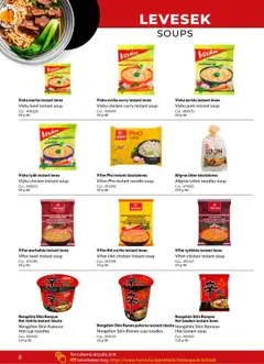 Vifon marhahús instant leves, Vifon beef instant soup, 60 g/db - amely érvényes a következő dátumtól: 02.05.2025 | Oldal: 8