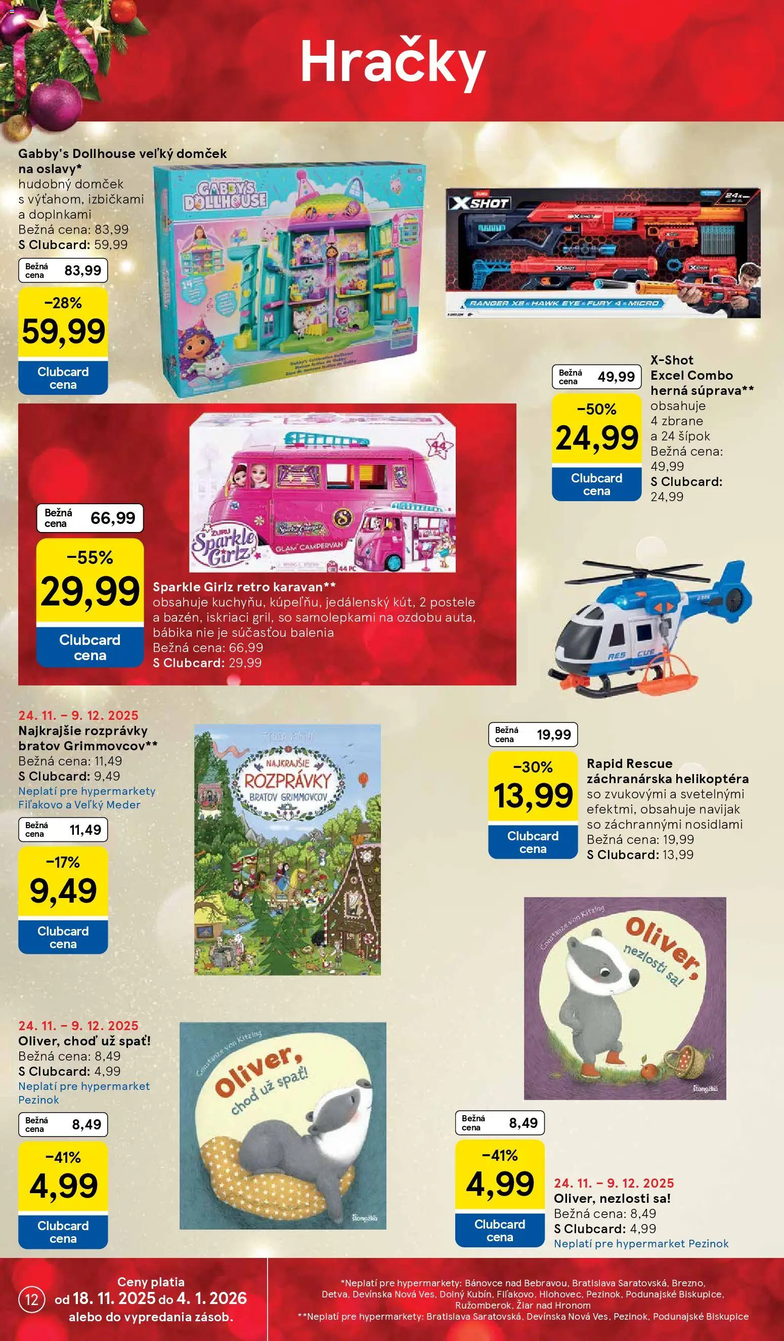 Nové Tesco akcie – leták je platný od 24.11.2025 | Strana: 12 | Produkty: Postele, PC