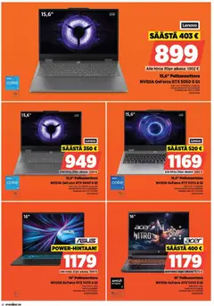 Power-mainoslehti voimassa 12.11.2025 alkaen | Sivu: 36 | Tuotteet: Pelikannettava, Näyttö