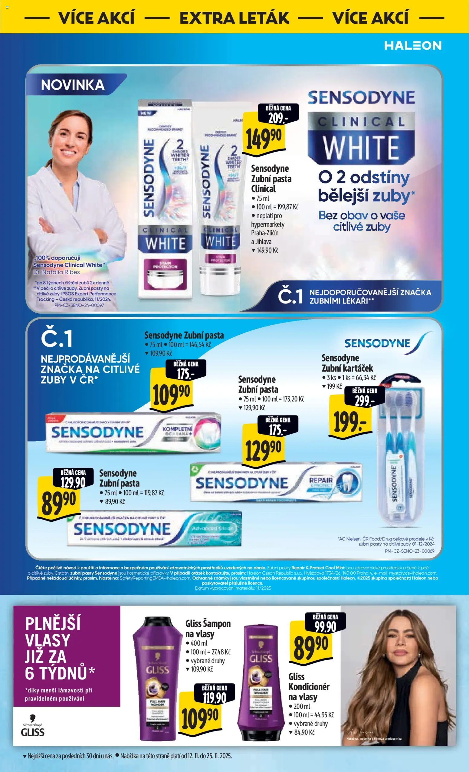 Albert Black Friday od 12.11.2025 | Strana: 49 | Produkty: Zubní pasta, Zubní kartáček, Známky, Kondicionér