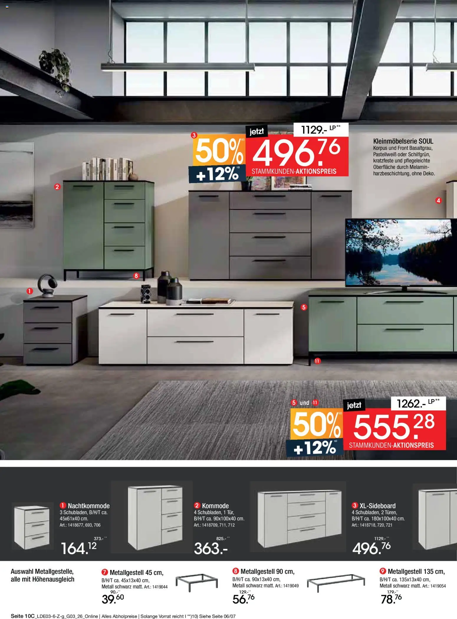 Zurbrüggen Bonus Sonder-Tage – gültig ab 15.03.2026 | Seite: 16 | Produkte: Kommode