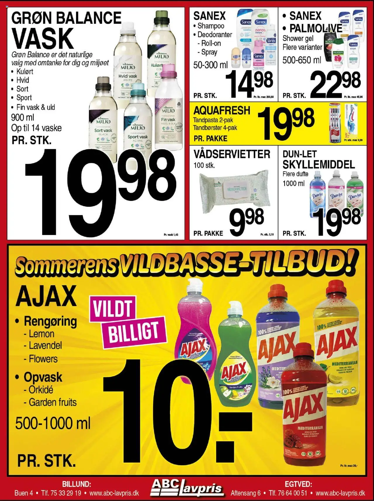 Abc Lavpris Tilbudsavis gyldig fra 09.07.2025 | Side: 6 | Produkter: Shampoo, Tandpasta, Skyllemiddel