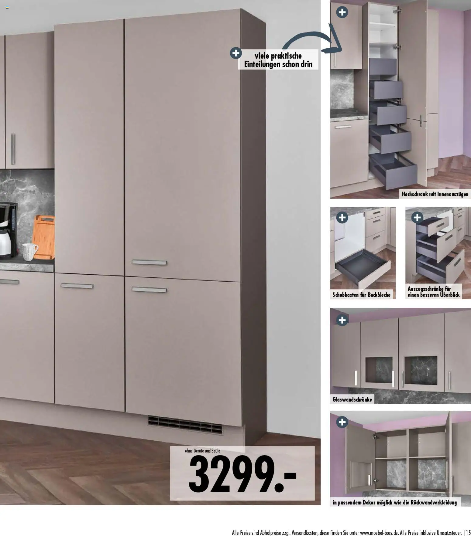 SB Möbel Boss Küchenkatalog 2026 – gültig ab 09.04.2026 | Seite: 15