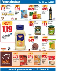 Eurospin katalog akcije – veljaven od 16.04.2026 | Stran: 6 | Izdelki: Jajca, Spageti, Cips, Majoneza