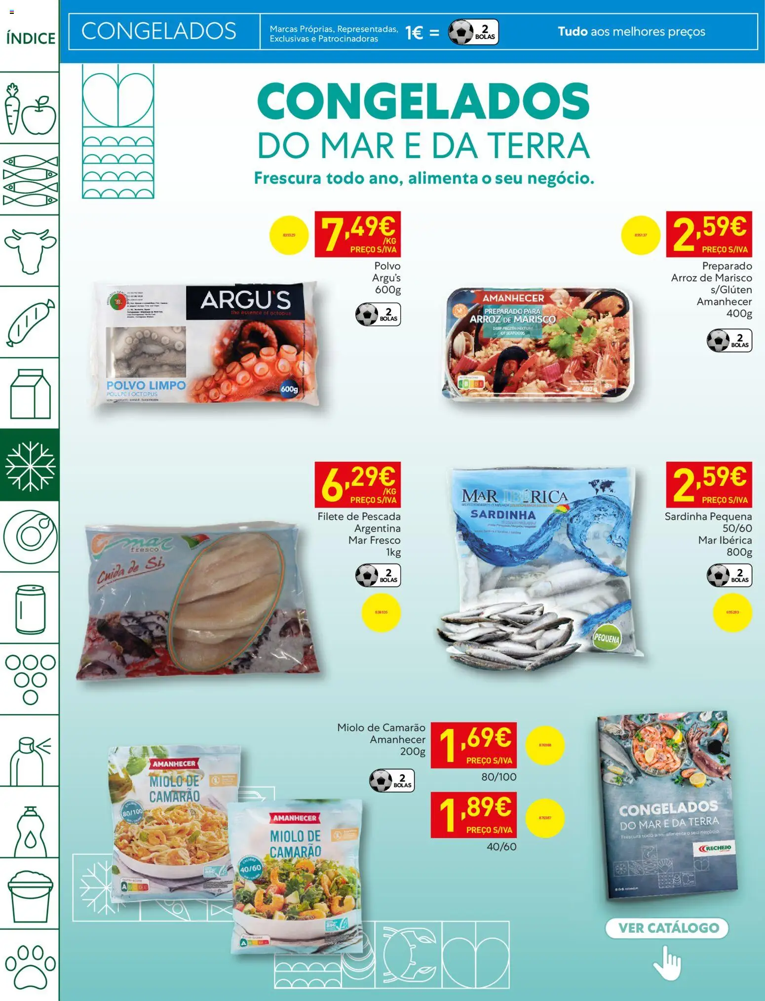 Recheio - Bons Negócios Madeira │ válido de 14.04.2026 | Página: 14 | Produtos: Pescada, Polvo, Camarão, Arroz