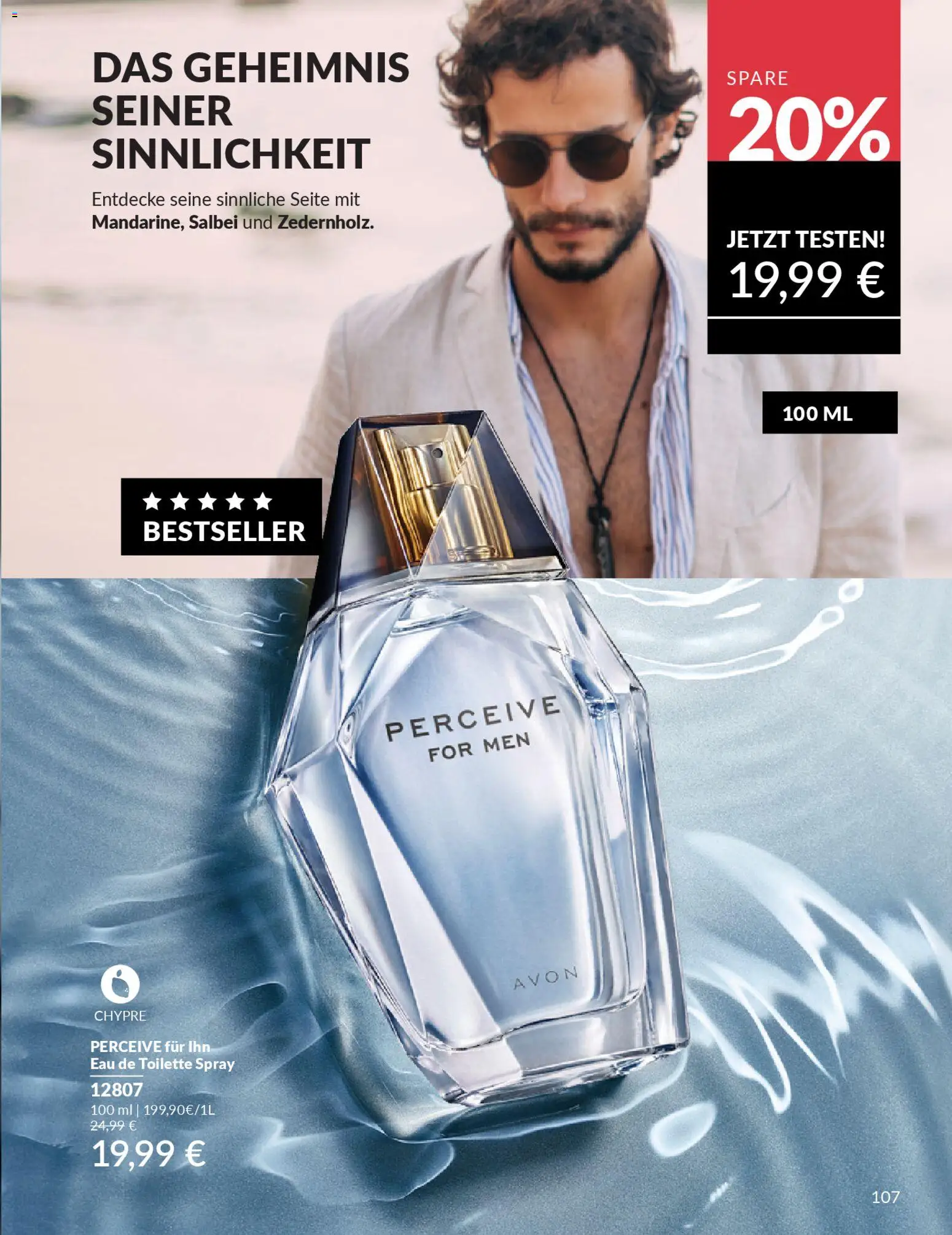 AVON Katalog Januar 2026 – gültig ab 01.01.2026 | Seite: 109 | Produkte: Toilette, Eau de Toilette
