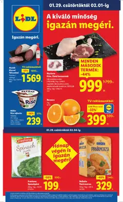 Lidl Akciós újság - amely érvényes a következő dátumtól: 29.01.2026