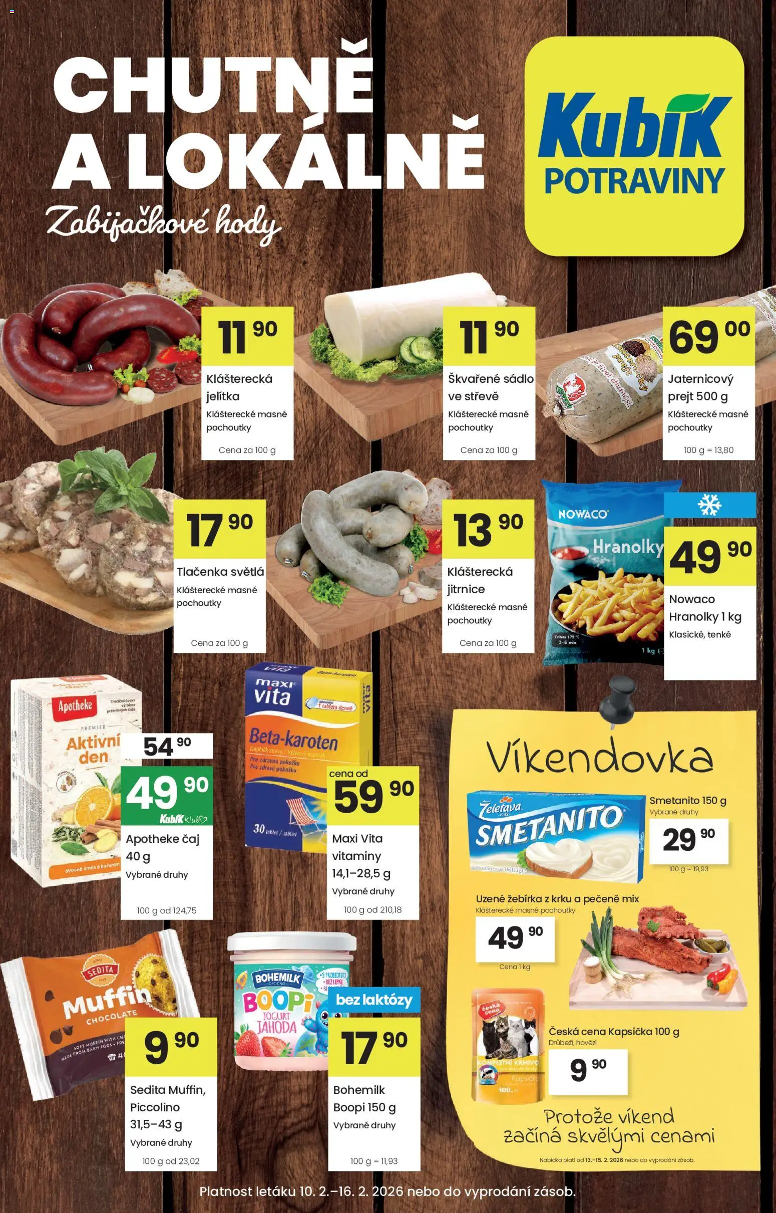 Kubík leták od 10.02.2026 | Strana: 1