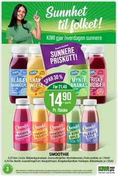 Forhåndsvisning av CEVITA Ananas&ingefær, 0,25 liter, Cevita, Ananas&ingefær gyldig fra 19.01.2026 | Side: 25