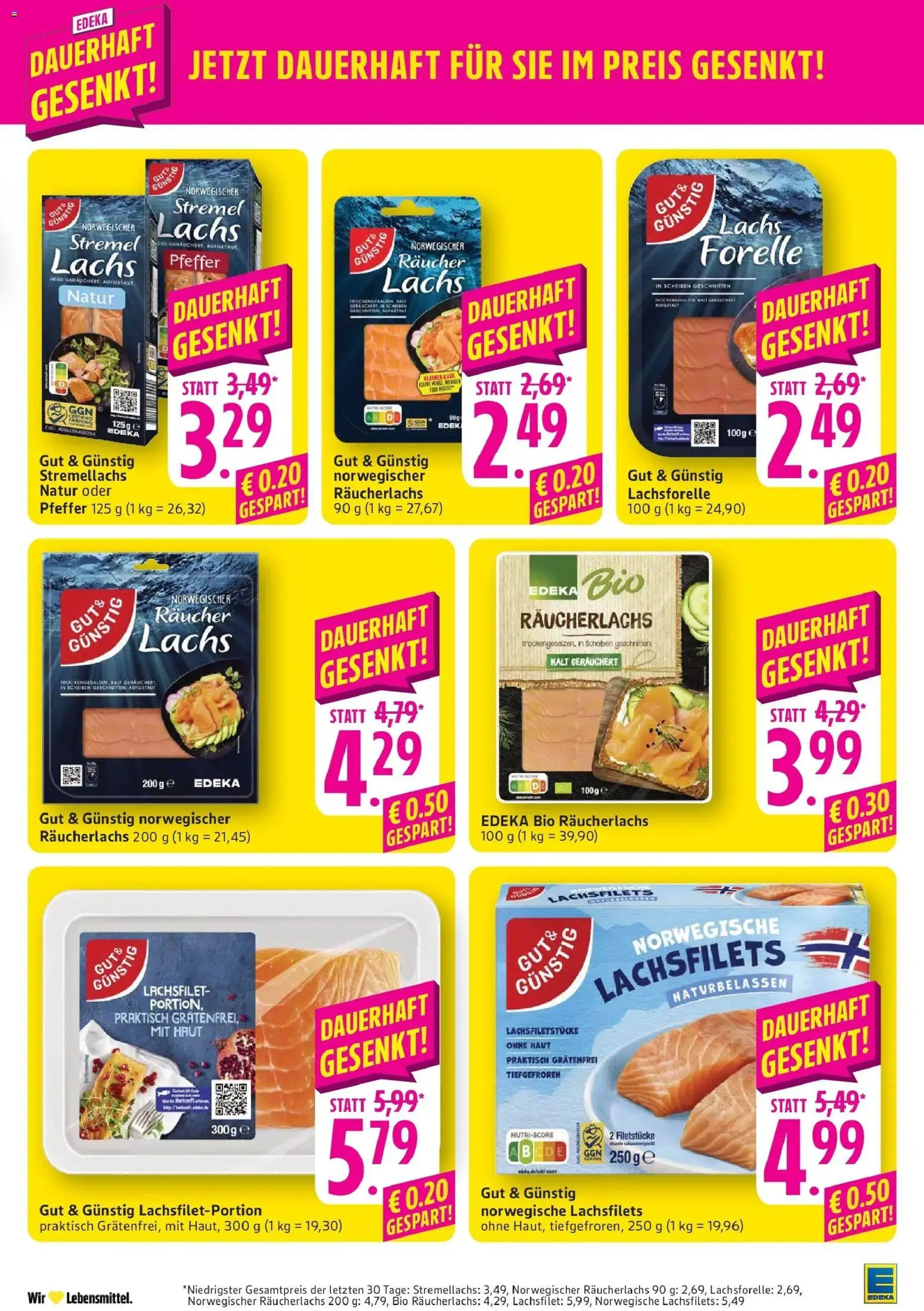 Edeka prospekt Bad Camberg	 – gültig ab 08.12.2025 | Seite: 13 | Produkte: Lachs, Räucherlachs, Pfeffer