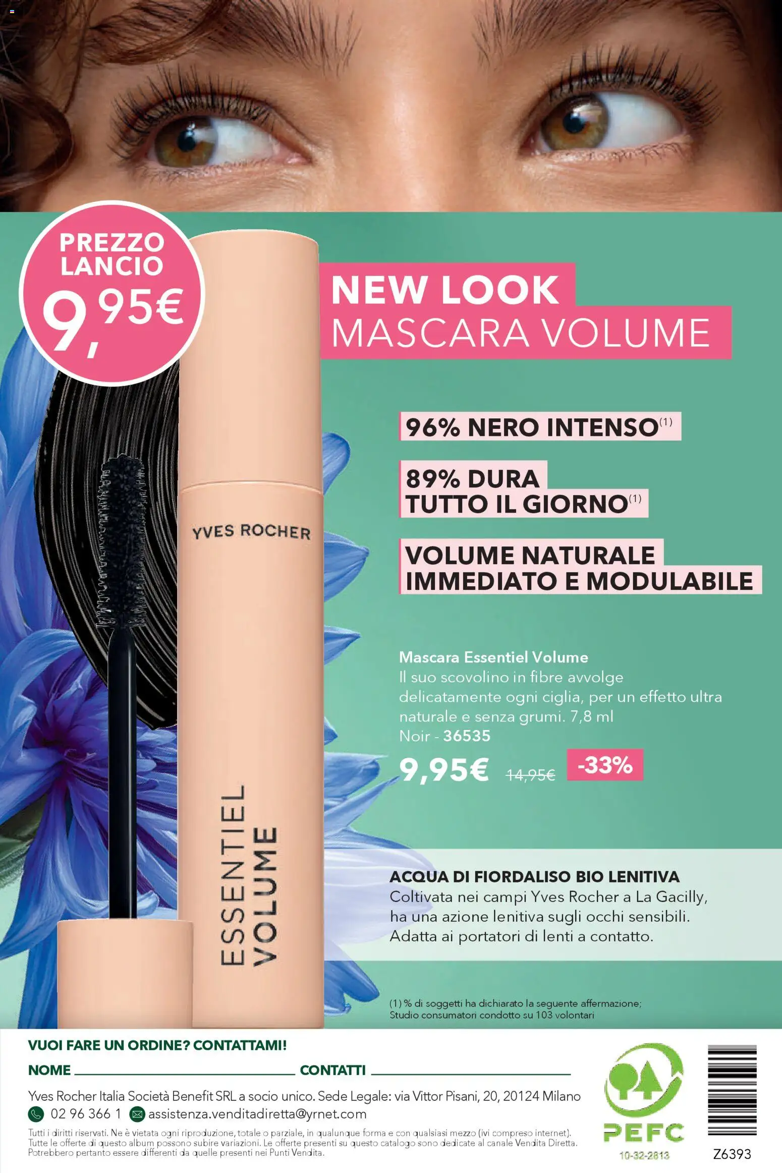 Volantino Yves Rocher del 23.04.2026 | Pagina: 76 | Prodotti: Mascara, Acqua