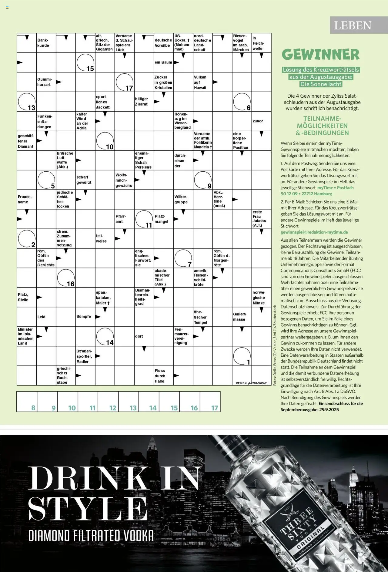 Famila Nordwest myTime September 2025 – gültig ab 01.09.2025 | Seite: 93 | Produkte: Milch, Radler, Zucker, Vodka