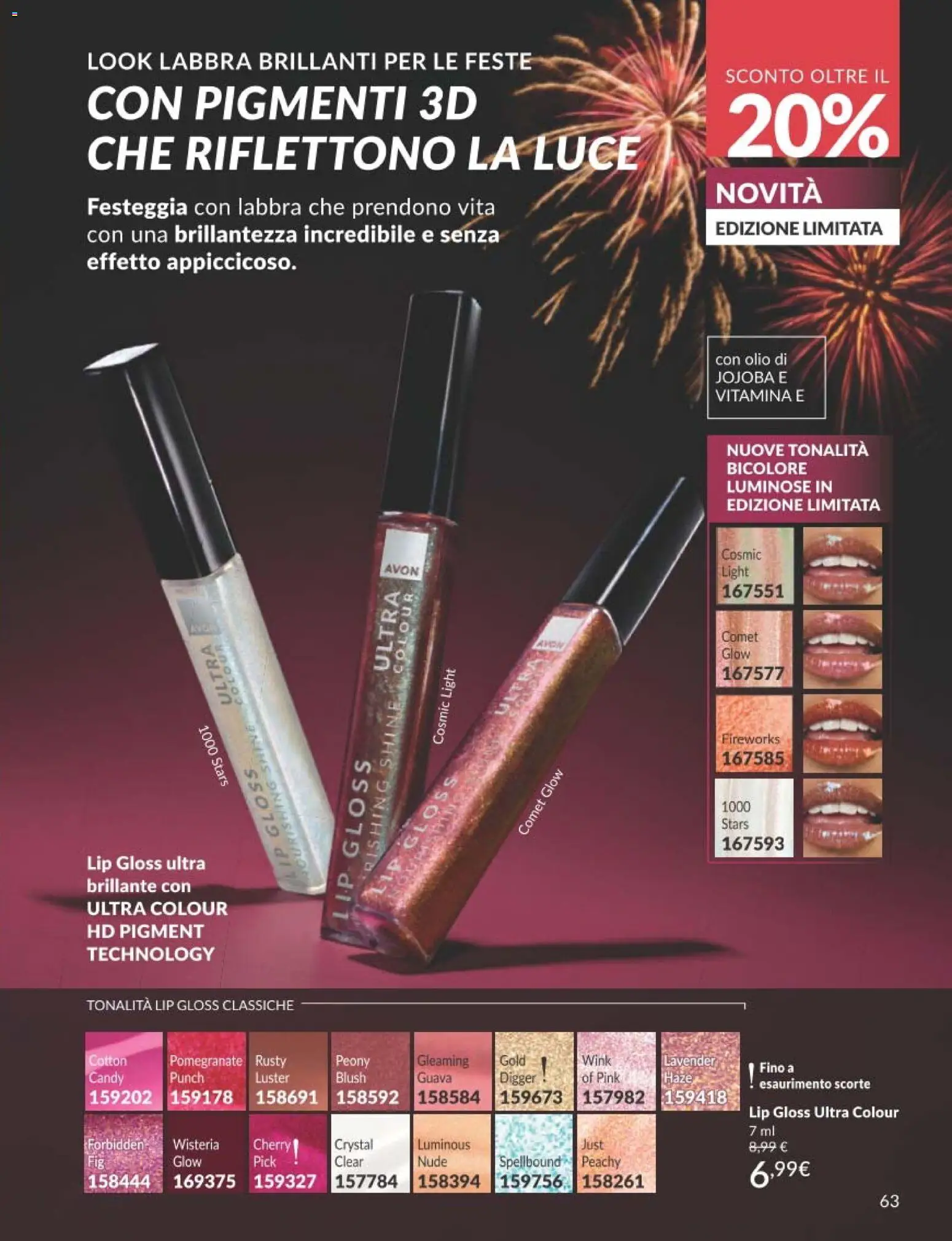 Volantino Avon del 01.12.2025 | Pagina: 63 | Prodotti: Olio, Blush
