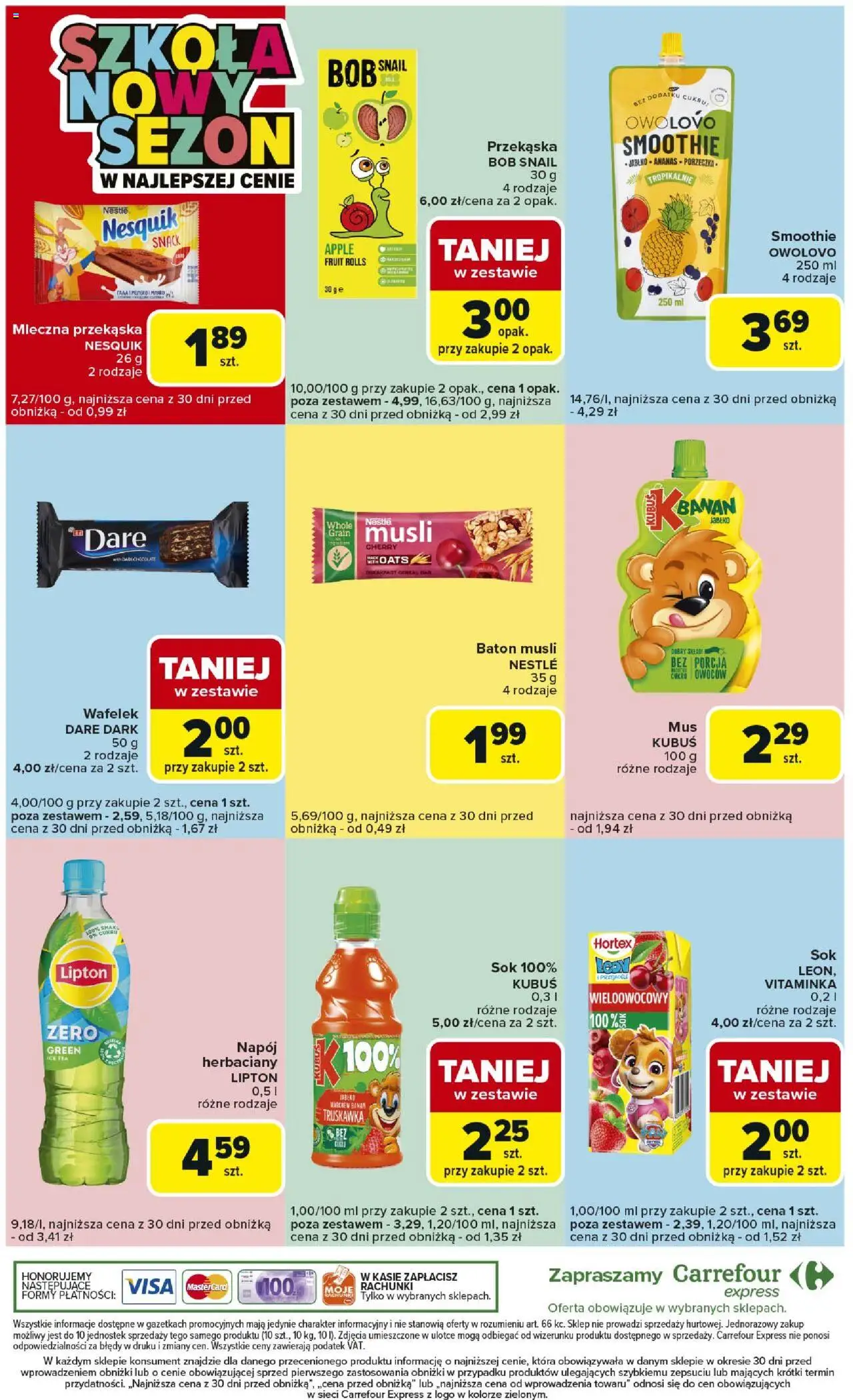 Carrefour Gazetka - Express II od 26.08.2025 | Strona: 8 | Produkty: Ice Tea, Bób, Porzeczka, Sok
