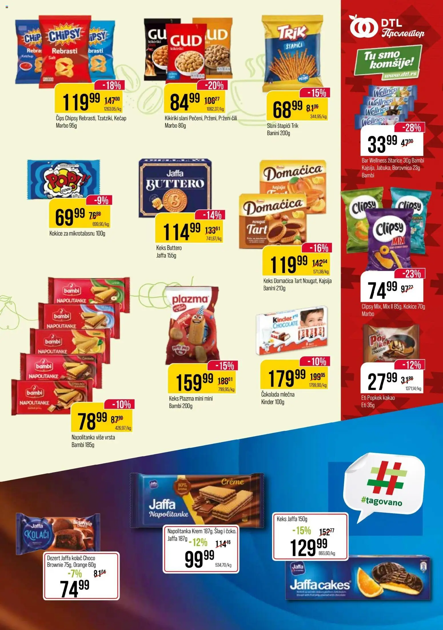 Metalac Proleter katalog - važi od 22.10.2025 | Strana: 7 | Proizvode: Kolač, Plazma, Brownie, Napolitanke