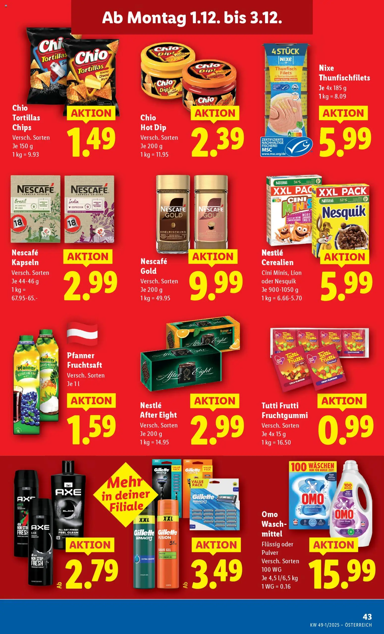 Lidl Flugblatt - Oberpullendorf, Güssing, Oberwart gültig ab 27.11.2025 | Seite: 47 | Produkte: Chips, Ananas