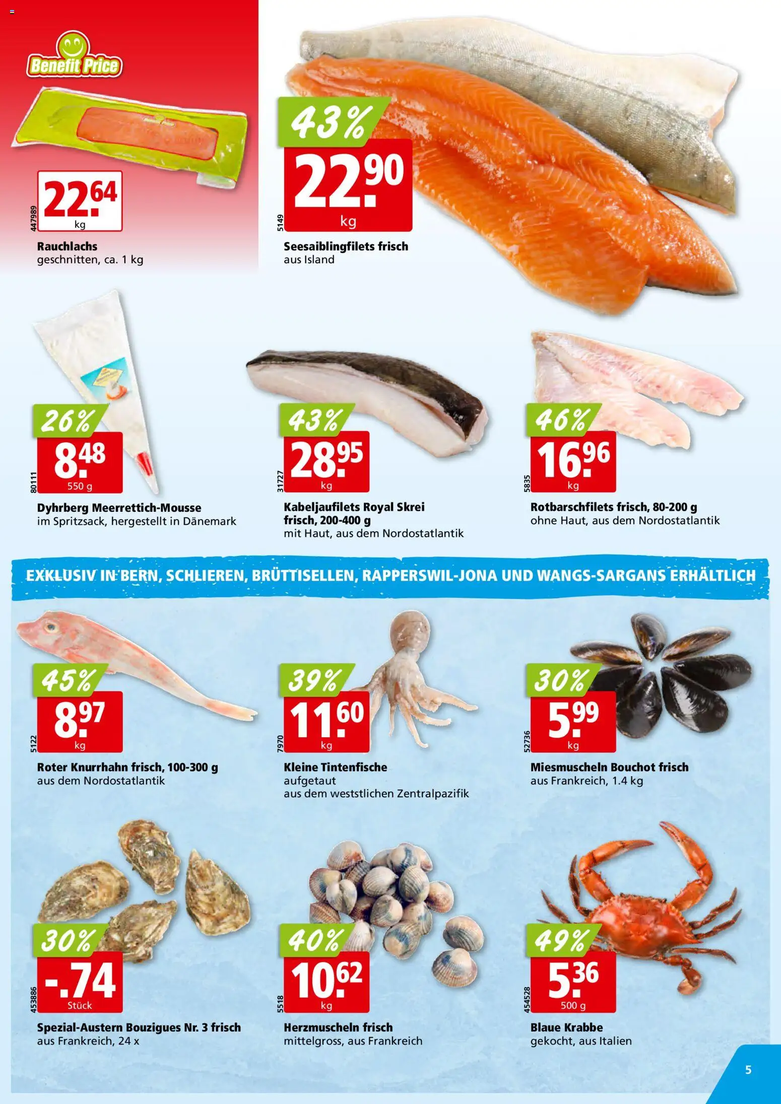 Aligro aktionen Schlieren, Gossau SG, Frauenfeld, Rapperswil-Jona, Sargans, Bern, Brüttisellen, Pratteln, Emmen, Spreitenbach – gültig ab 13.04.2026 | Seite: 5