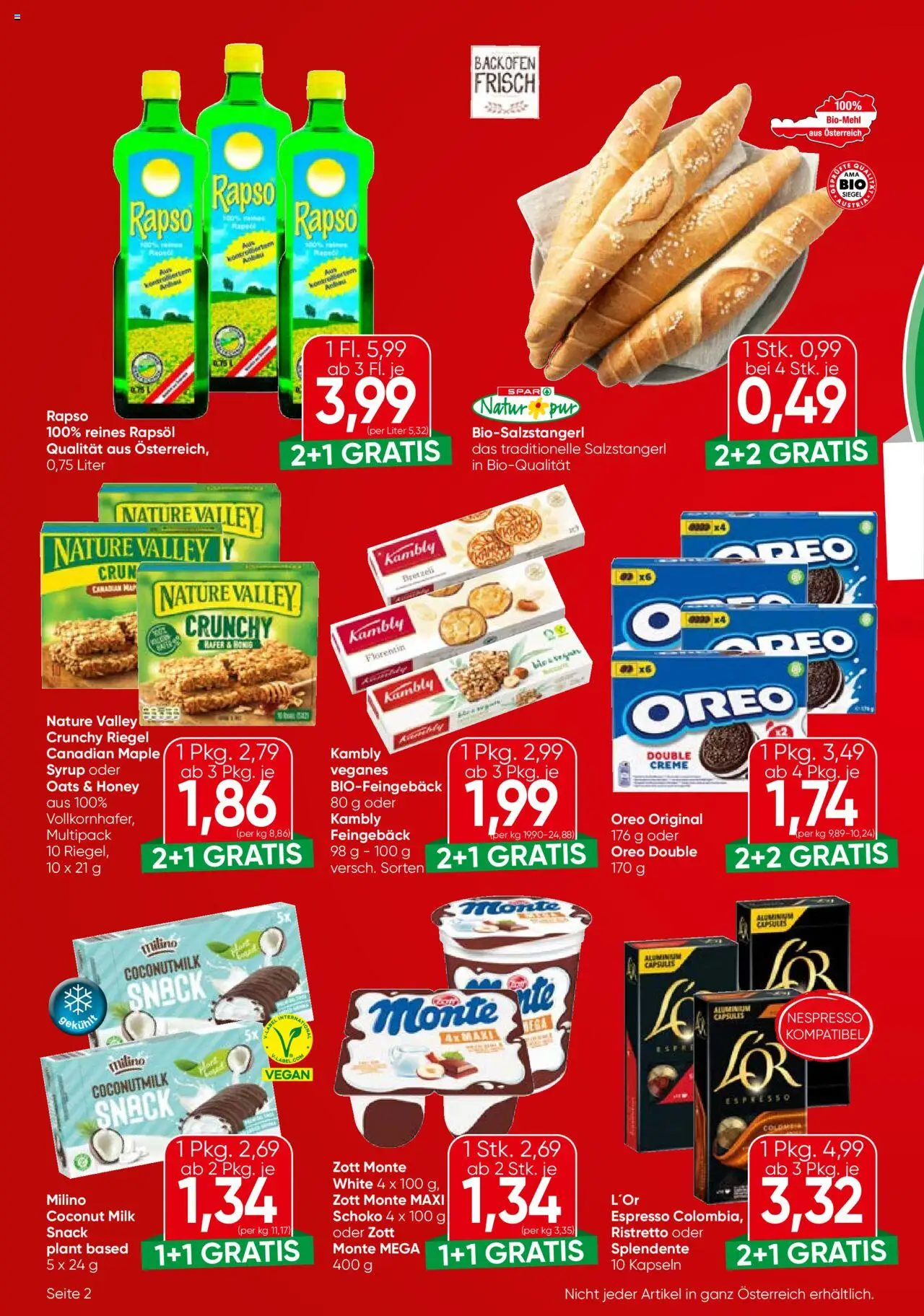Eurospar Flugblatt - Kärnten gültig ab 11.09.2025 | Seite: 2 | Produkte: Creme