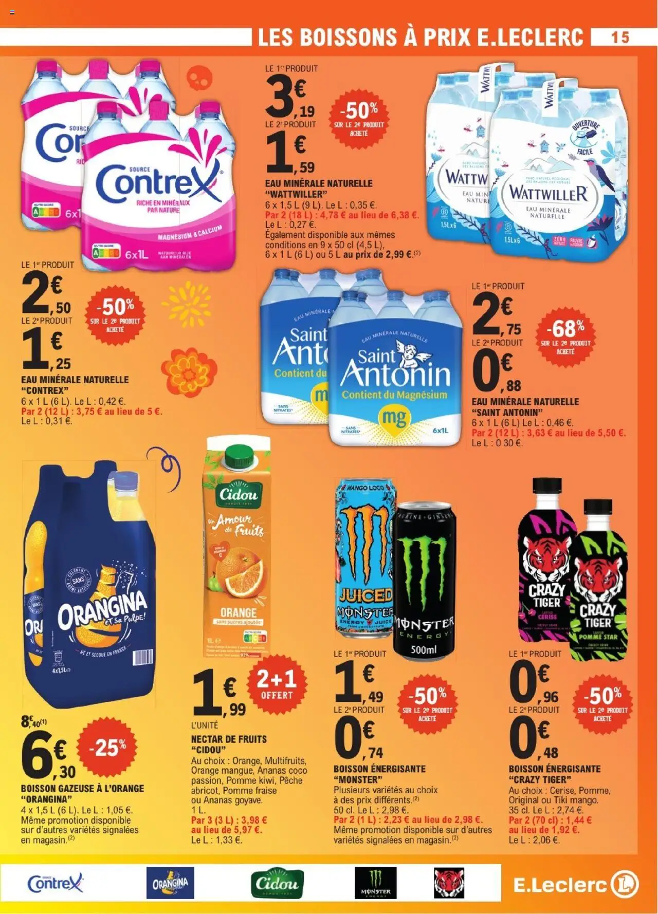{H1} | Page: 15 | Produits: Fraise, Orange, Pomme, Ananas