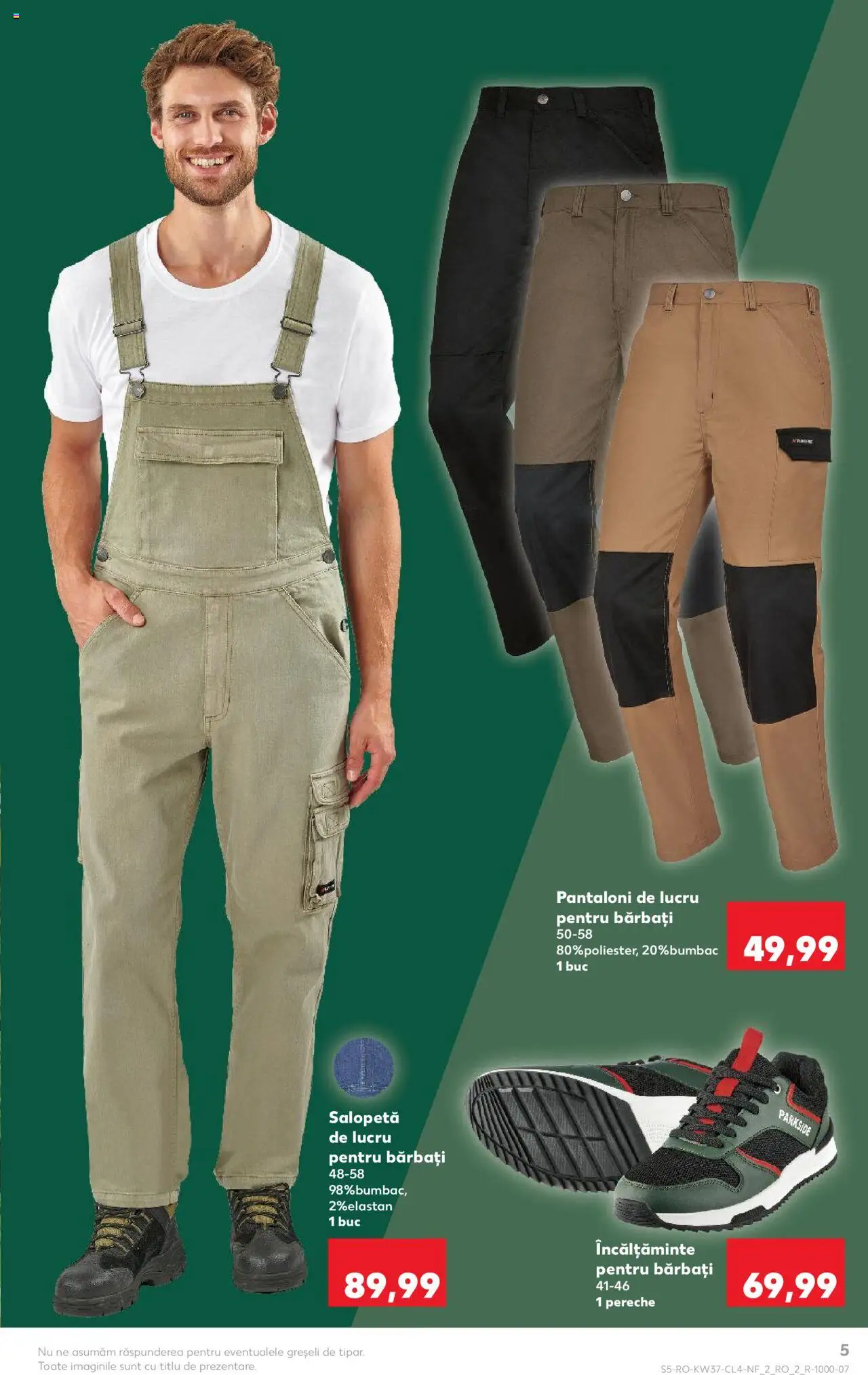 Kaufland RO akciós ujság - amely érvényes a következő dátumtól: 10.09.2025 | Oldal: 5 | Termékek: Parkside