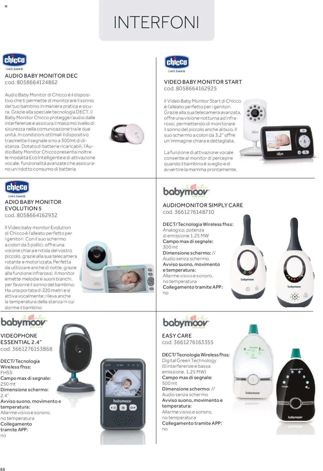 Volantino Prenatal del 01.01.2025 | Pagina: 81 | Prodotti: Monitor, Baby monitor, Video, Batterie