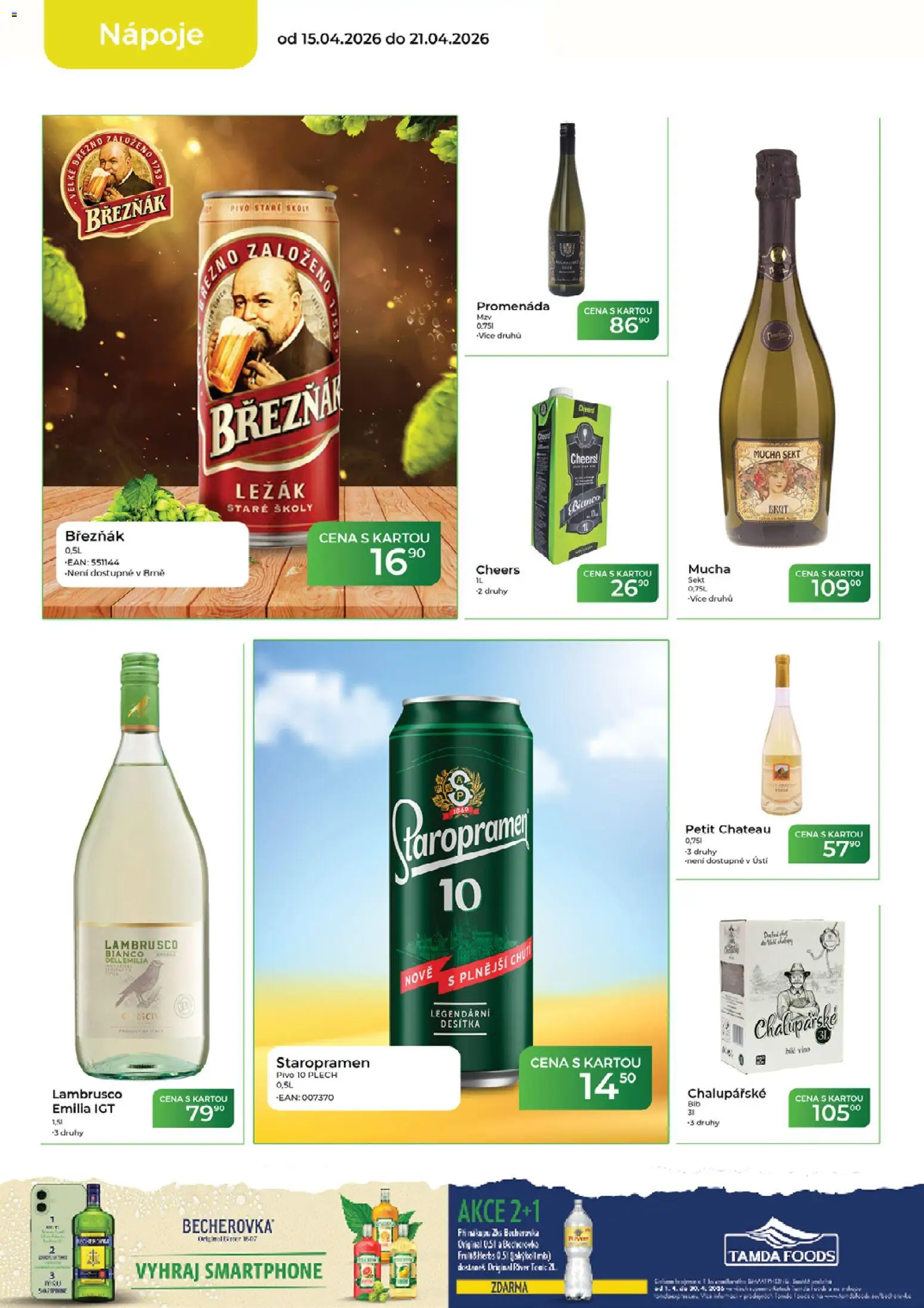 Tamda Foods leták od 15.04.2026 | Strana: 16 | Produkty: Plech, Mucha sekt, Tonic, River tonic
