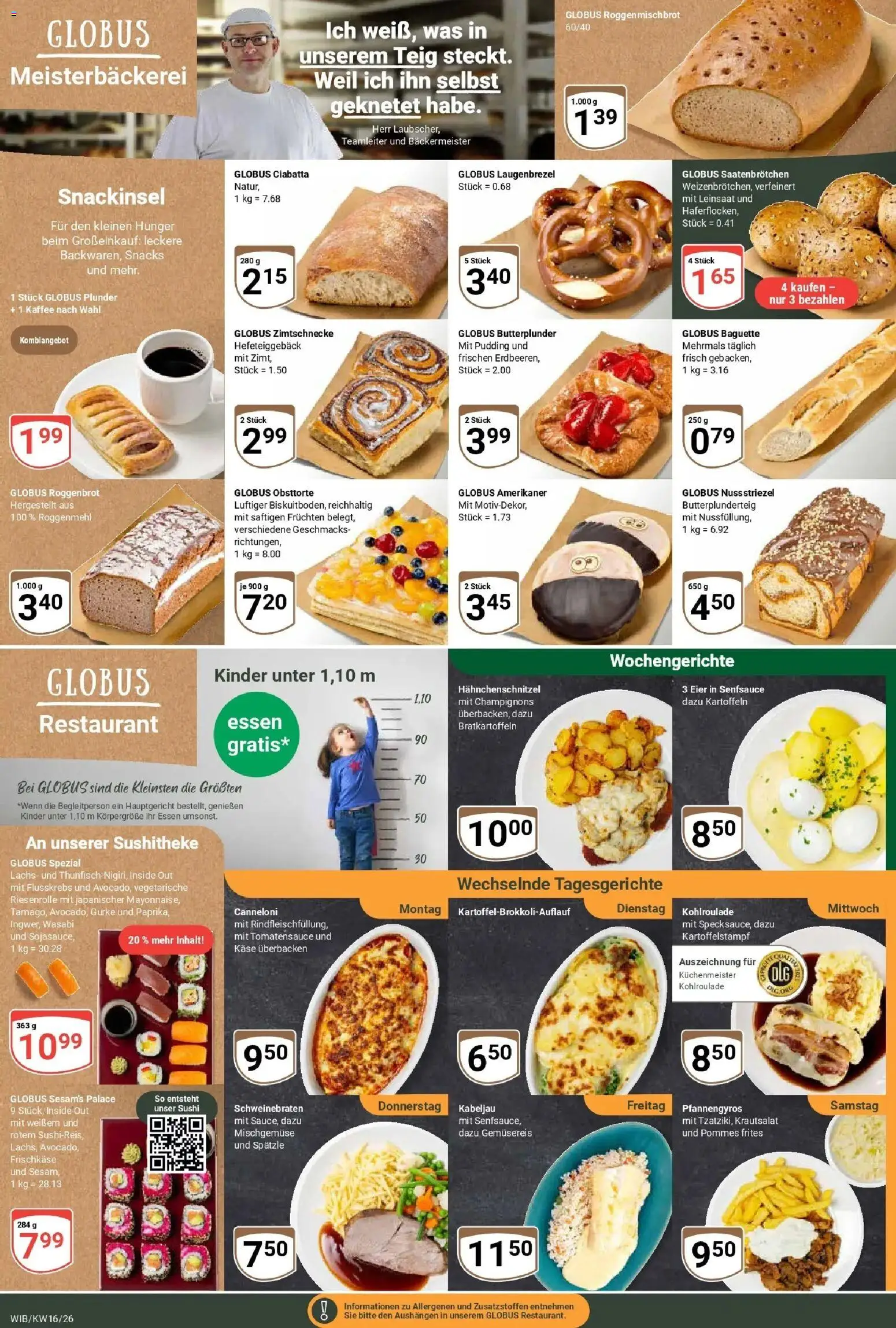 Globus Prospekt Wiesbaden-Nordenstadt	 – gültig ab 12.04.2026 | Seite: 7 | Produkte: Baguette, Pudding, Champignons, Kartoffeln