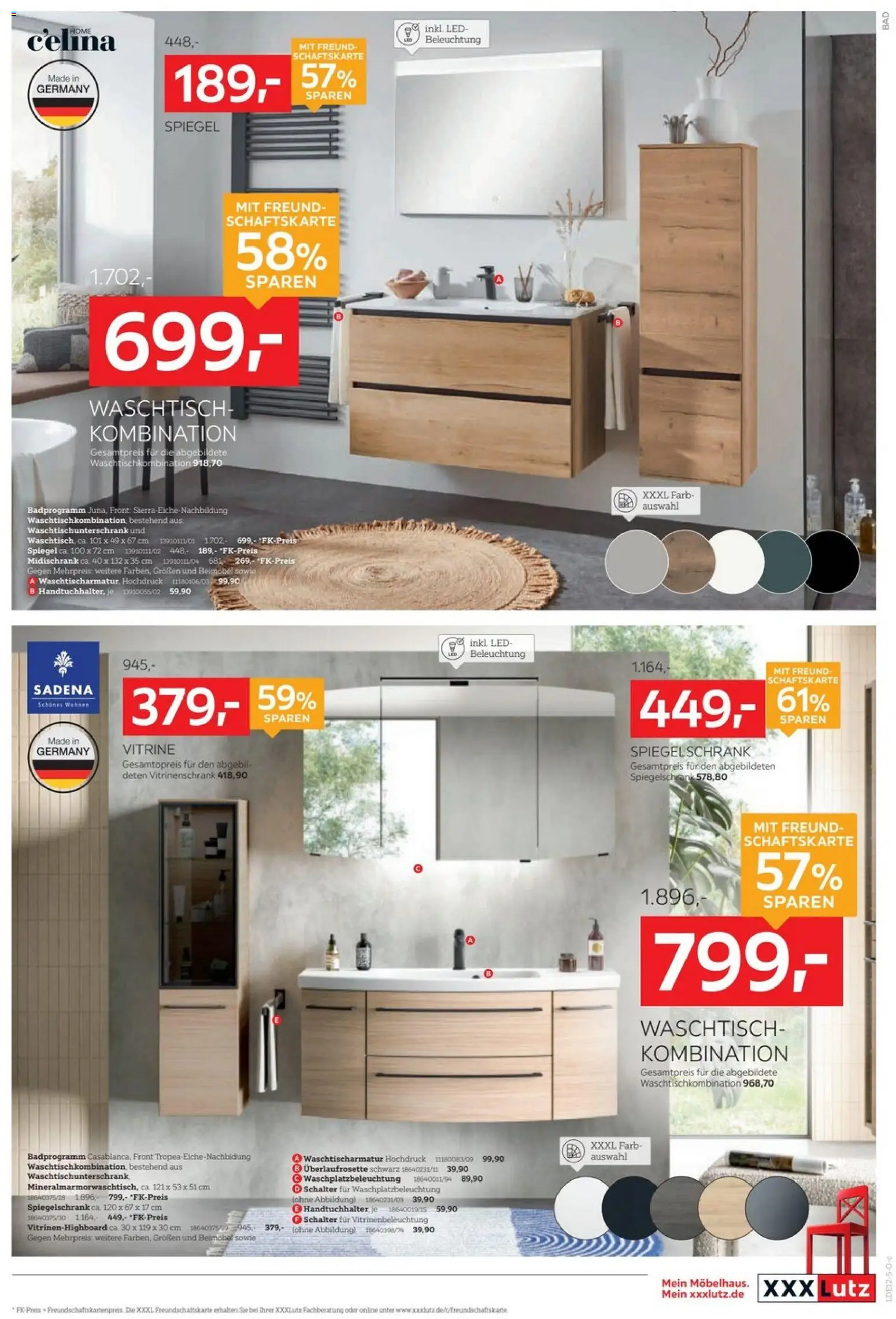 XXXL Lutz Prospekt 	 – gültig ab 20.12.2025 | Seite: 23 | Produkte: Vitrine, Vitrinenschrank, Spiegel, Midischrank