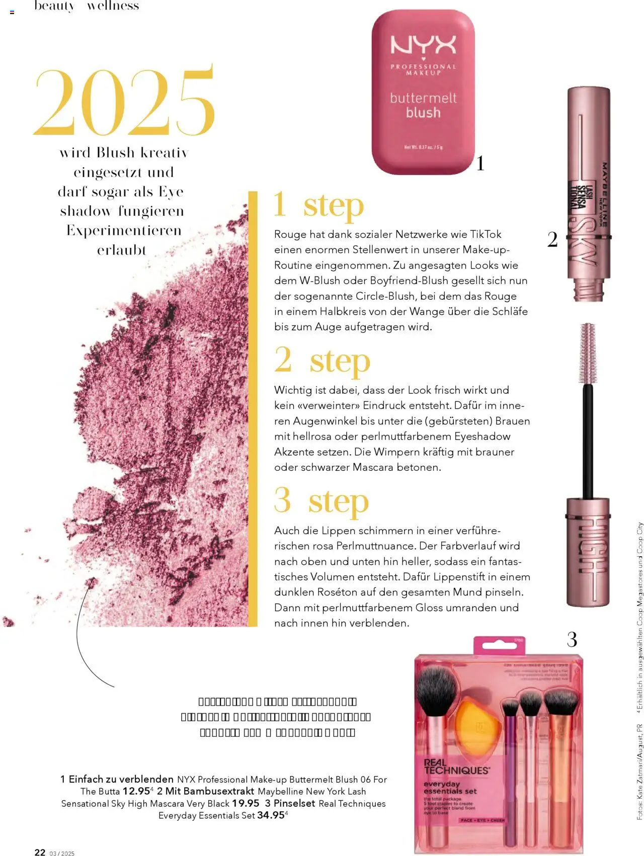 Coop Aktionen Beauty & Life ab 05.06.2025 | Seite: 22 | Produkte: Blush, Lippenstift, Rouge, Mascara
