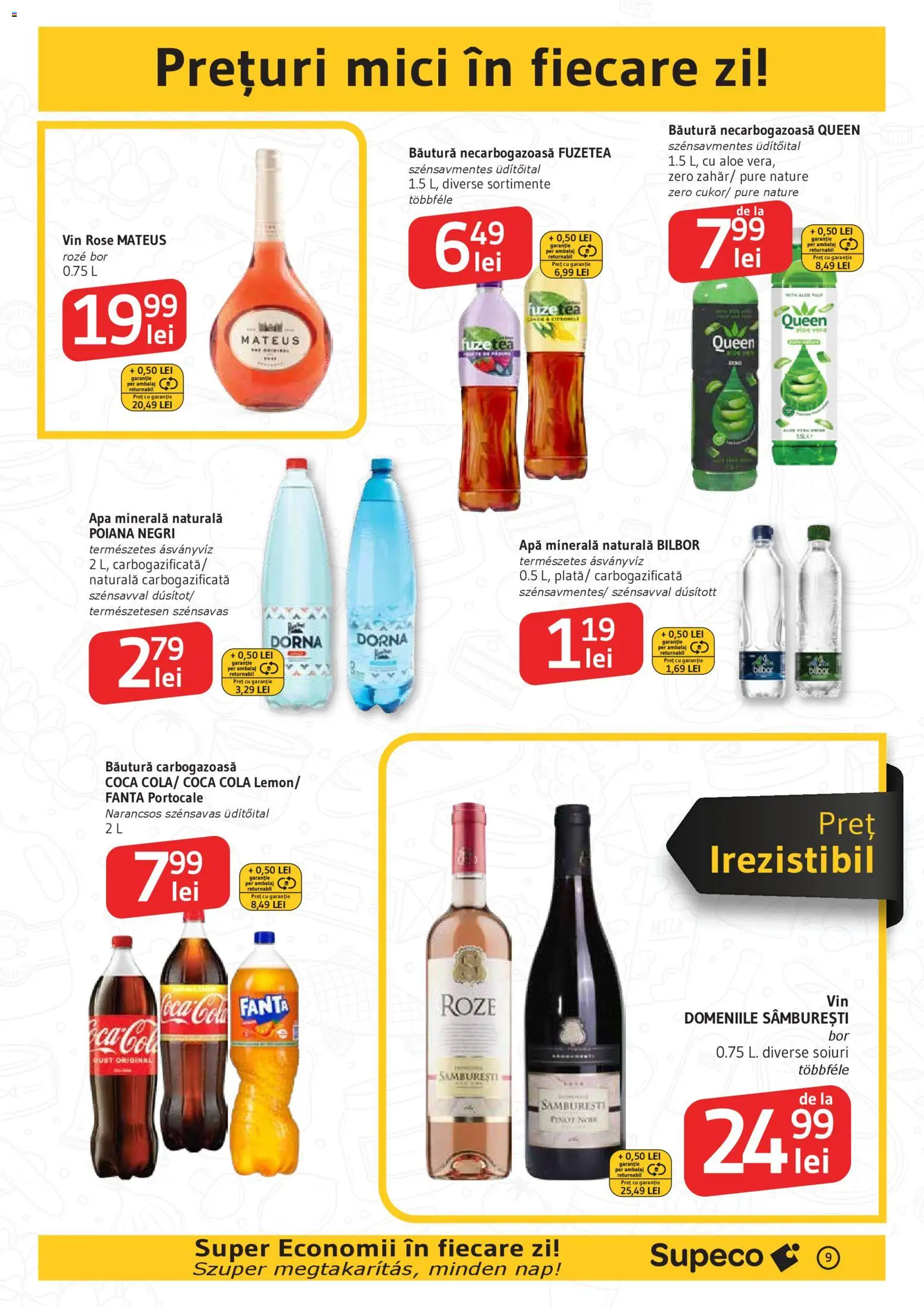 Noul catalog Supeco – valabil de la 08.01.2026 | Pagină: 9 | Produse: Yazı tahtası kalemi, Amerikan servis, Vin, Portocale