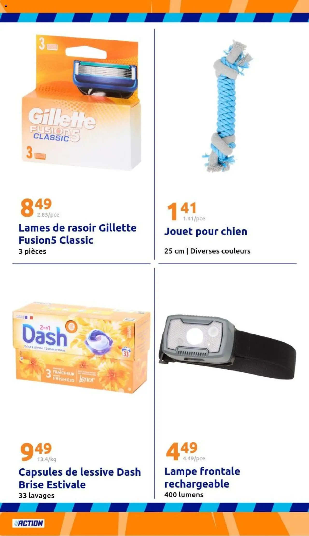 {H1} | Page: 36 | Produits: Lenor, Rasoir, Lessive, Lampe