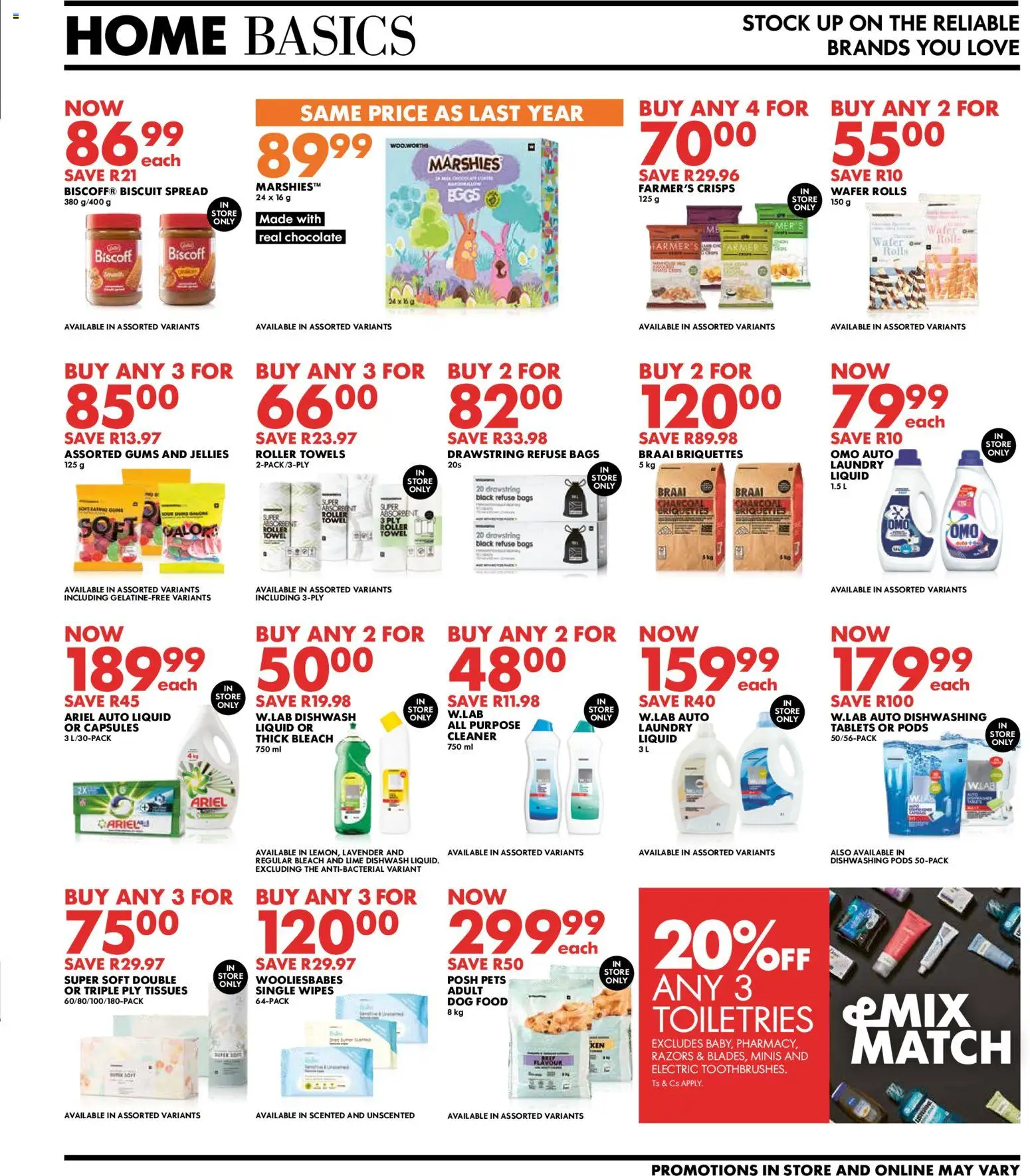 New Woolworths catalogue – valid from 09.03.2026 | Page: 7 | Products: Bleach, Eggs, Refuse bags, Lime