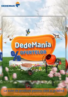 Ofertele Dedeman valabile de la 01.03.2026