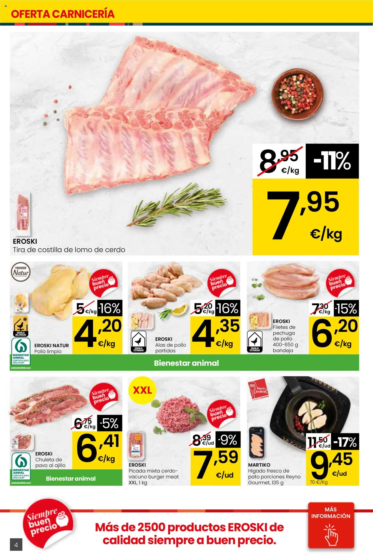 Eroski - Quieres ahorrar conmigo Center │ válido desde el 26.03.2026 | Página: 4 | Productos: Cerdo, Bandeja