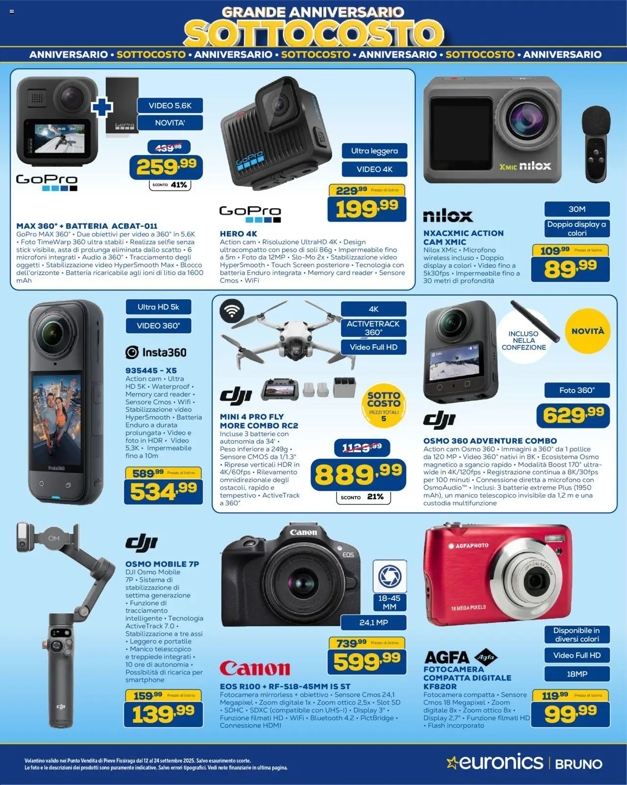 Volantino Euronics del 12.09.2025 | Pagina: 34 | Prodotti: Mobile, Audio, Batteria, Batterie