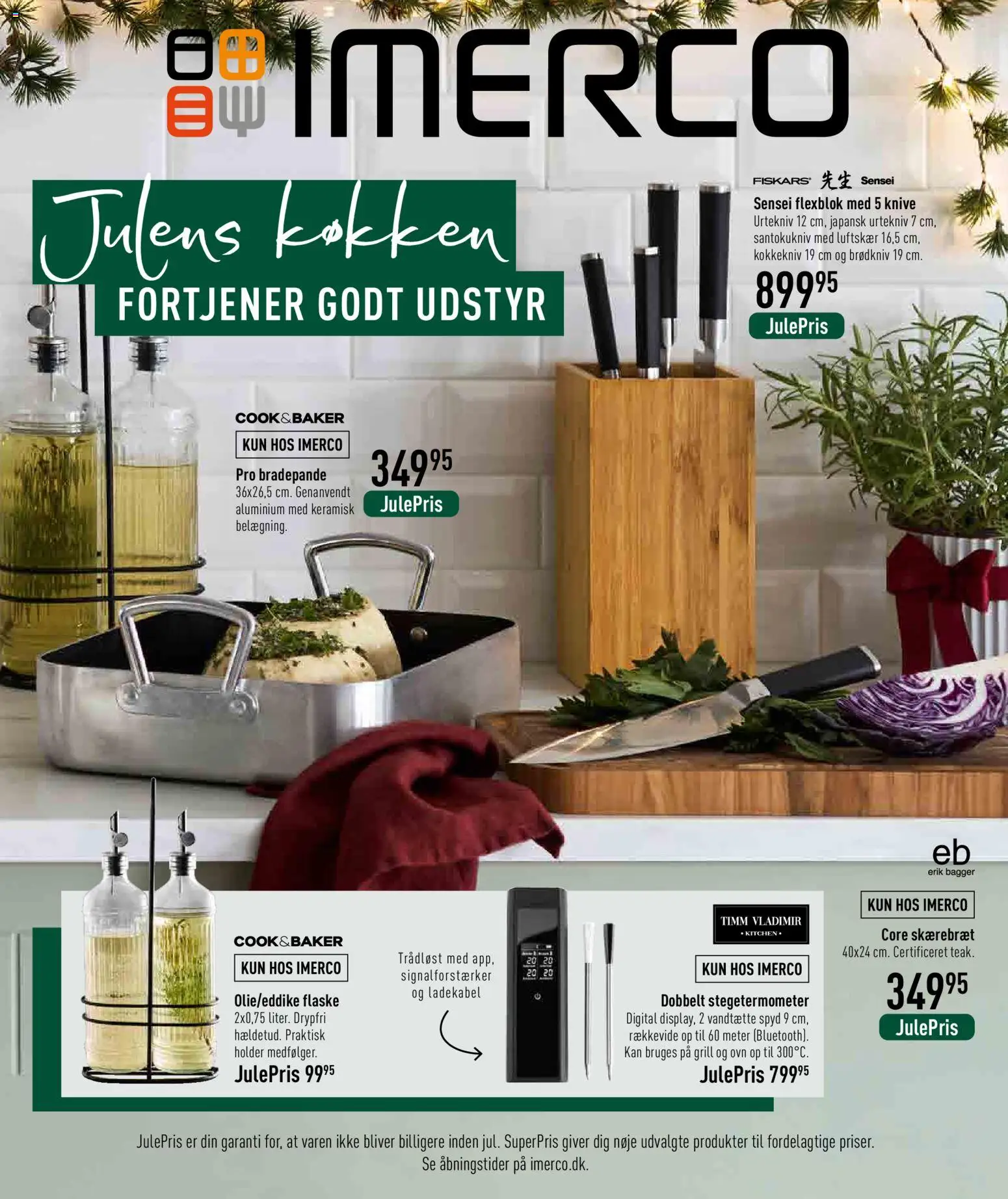 Imerco tilbudsavis – gyldig fra 31.10.2025 | Side: 1 | Produkter: Skærebræt, Ovn, Grill