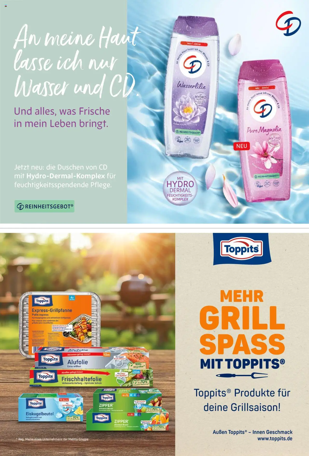Combi - myTime Juni 2025 - gültig ab dem 01.06.2025 | Seite: 75 | Produkte: Melitta, Grill, Duschgel, Wasser