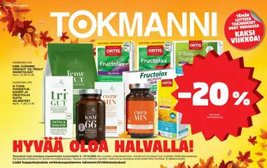 Tokmanni-mainoslehti voimassa 06.10.2025 alkaen