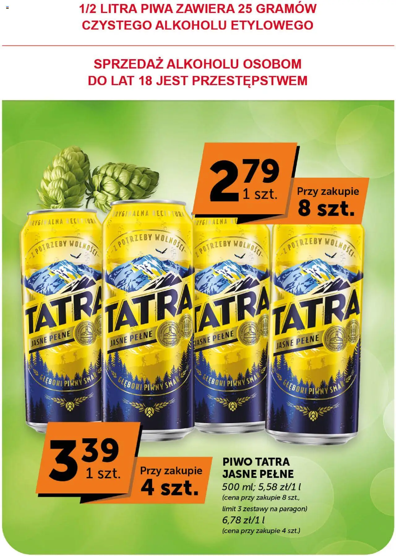 Euro Sklep Gazetka od 16.10.2025 | Strona: 4 | Produkty: Piwo