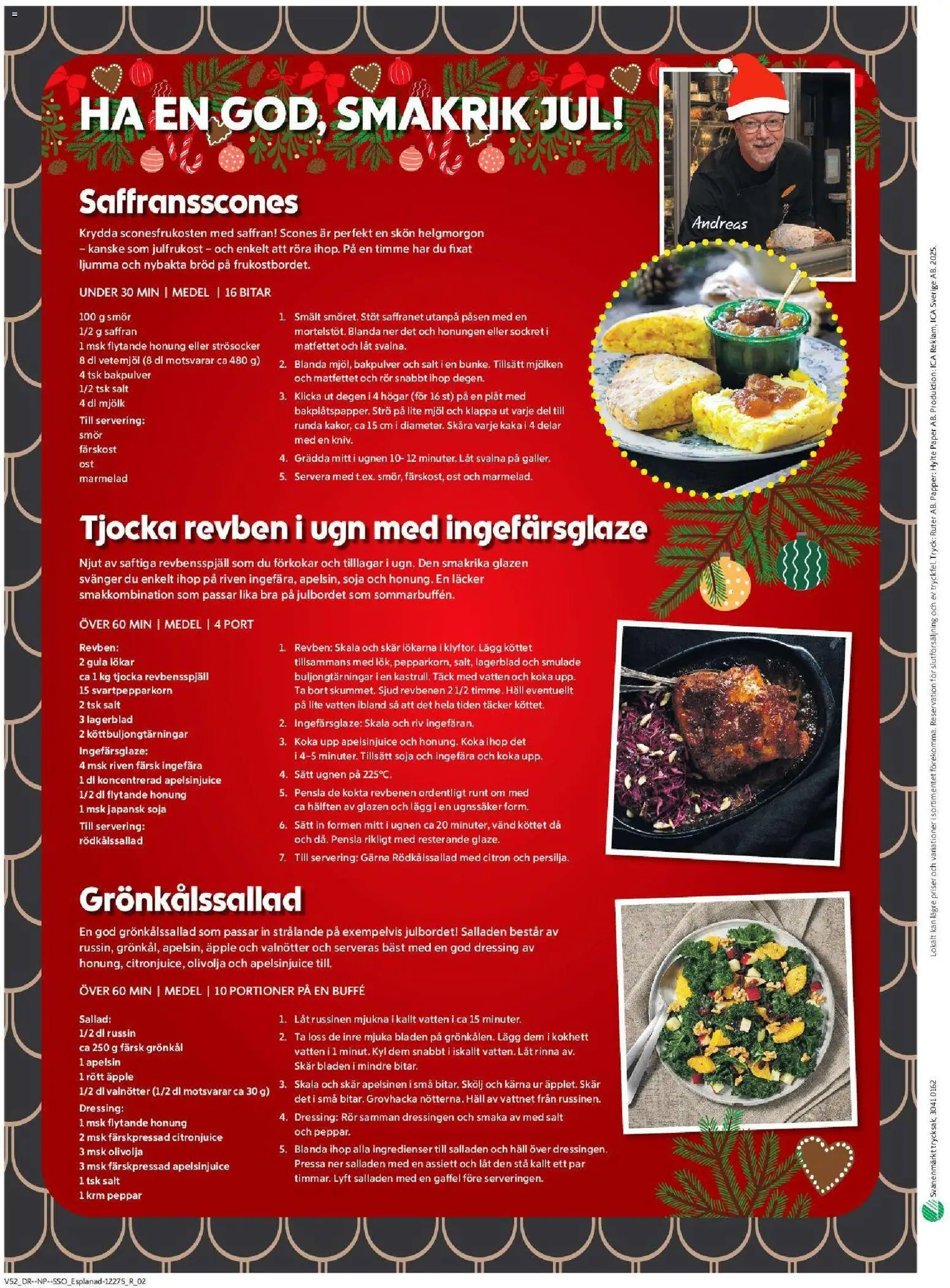 ICA Supermarket reklamblad aktuell från 22.12.2025 | Sida: 14 | Produkter: Olivolja, Bröd, Sallad, Ugnen