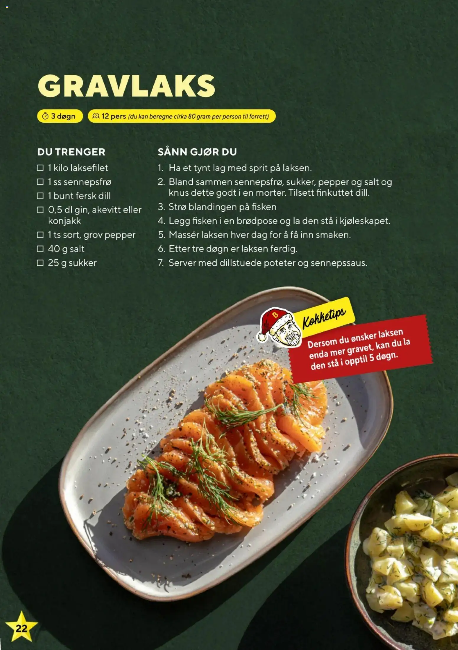 {H1} | Side: 22 | Produkter: Lasagneplader, Poteter, Sukker, Суміш дитяча