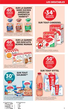 bi1 - Prévisualisation de bi1 Catalogue Pâques à prix bas valide à partir de 24.03.2026 | Page: 3 | Produits: Biscuits à la cuillère, Sucre, Vittel, Biscuits