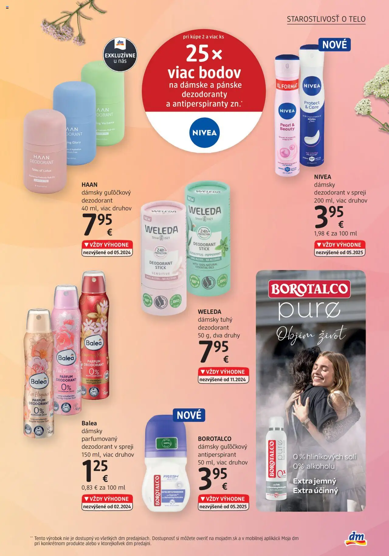 dm drogerie Journal Júl 2025 │ platný od 01.07.2025 | Strana: 11 | Produkty: Nivea, Weleda, Dezodorant, Antiperspirant