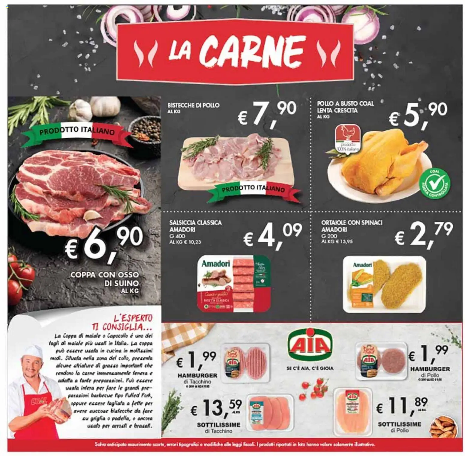 Volantino Coal del 28.11.2025 | Pagina: 5 | Prodotti: Pollo, Maiale, Suino, Tacchino