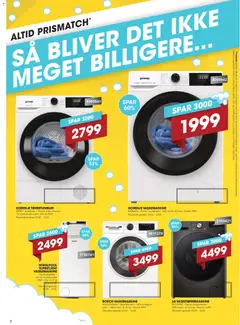 Punkt1 - Tilbudsavis gyldig fra 23.02.2026 | Side: 2 | Produkter: Søm, Vaskemaskine, Tørretumbler