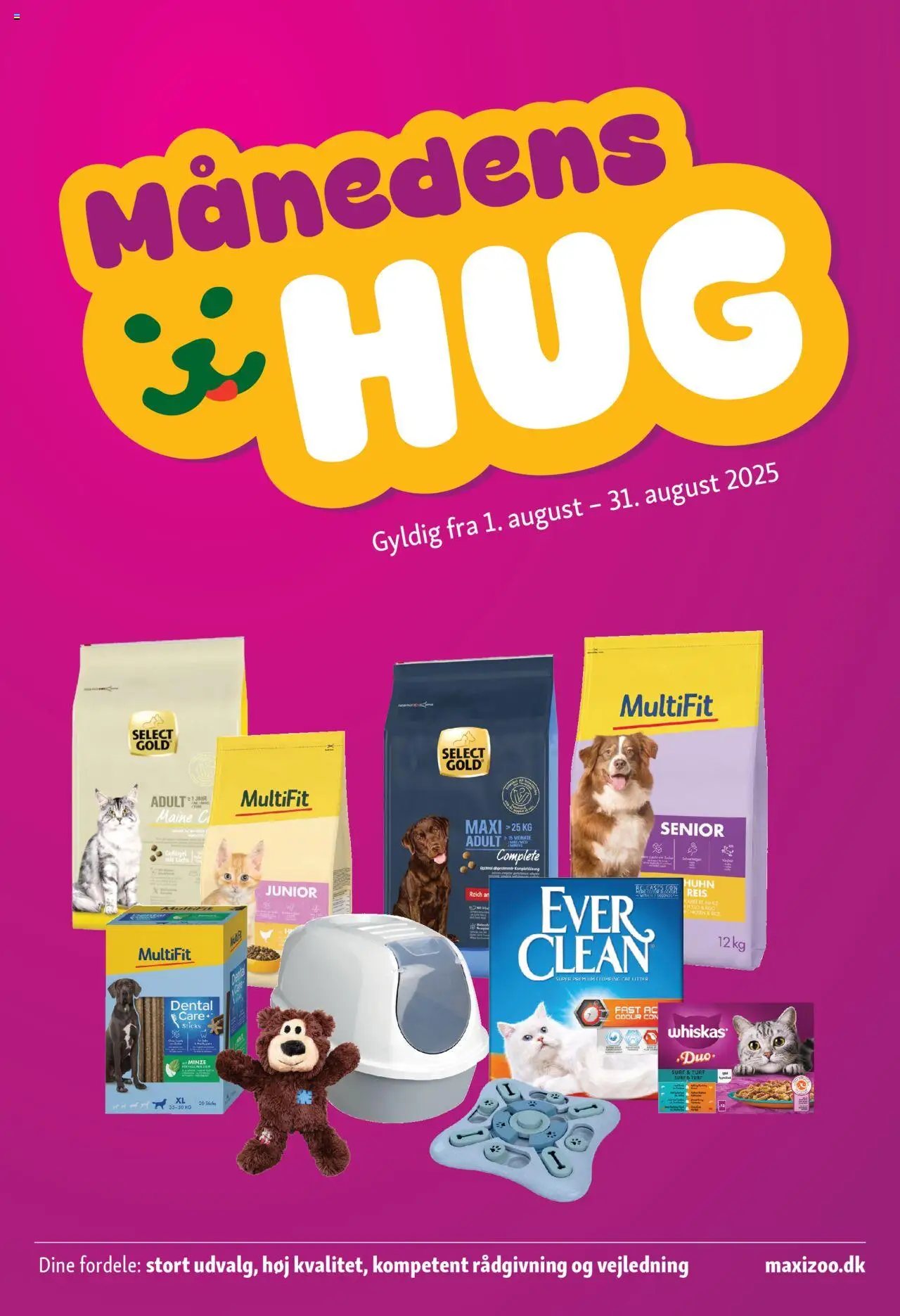 Maxi Zoo Tilbudsavis gyldig fra 01.08.2025 | Side: 1