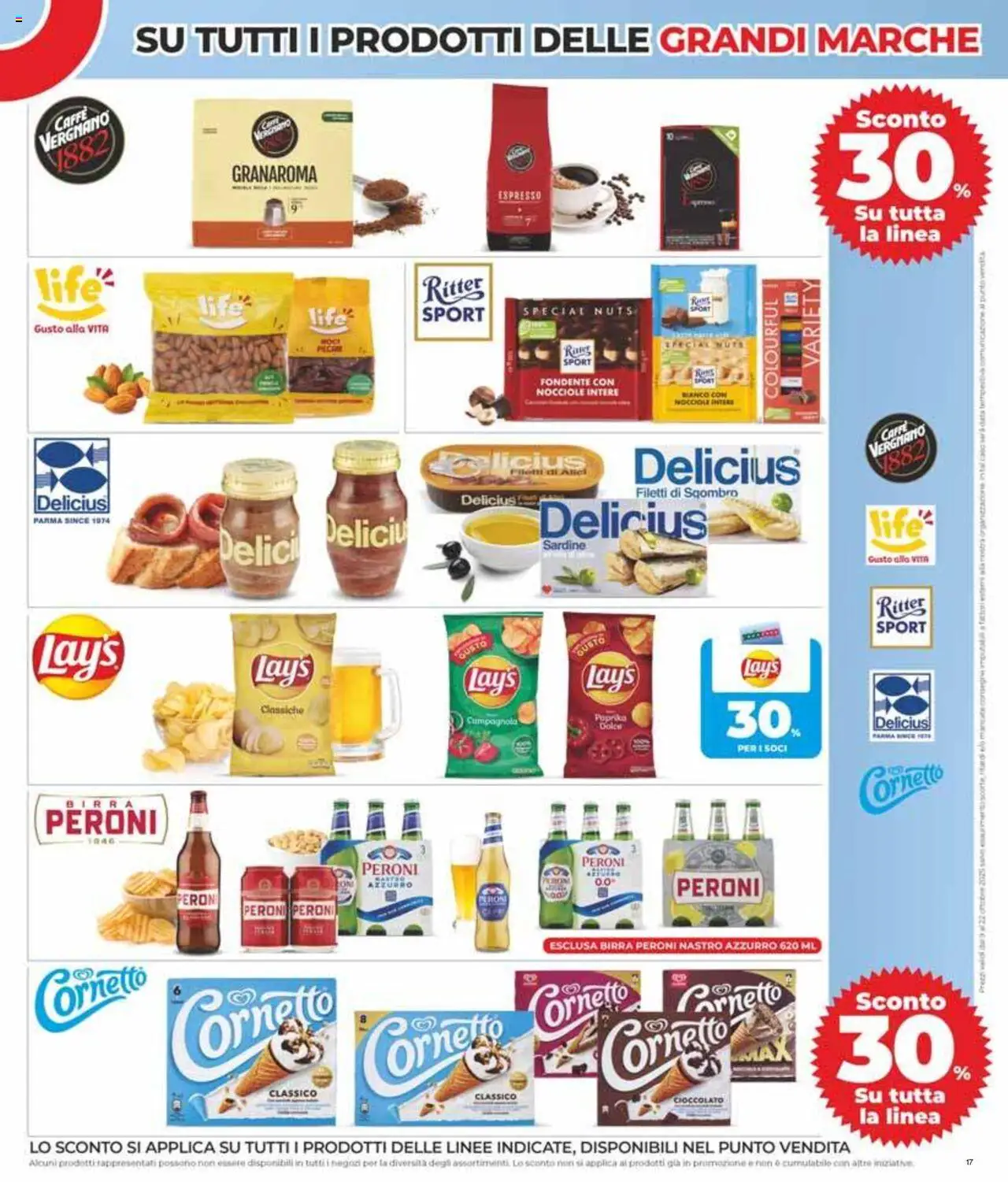 Volantino COOP del 02.10.2025 | Pagina: 17 | Prodotti: Caffè, Birra, Nocciole, Sgombro