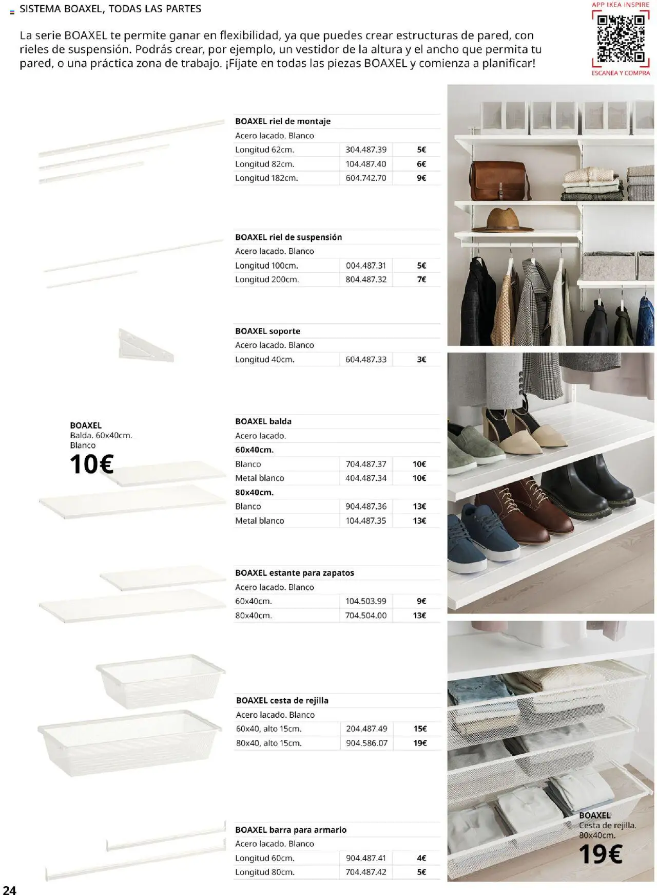 Catálogo IKEA Almacenaje secundario │ válido desde el 04.02.2025 | Página: 24 | Productos: Té, Estante, Armario, Cesta